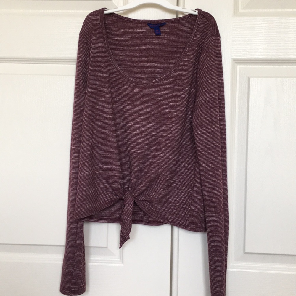 Maroon Aeropostale Sweater W/ Tie
